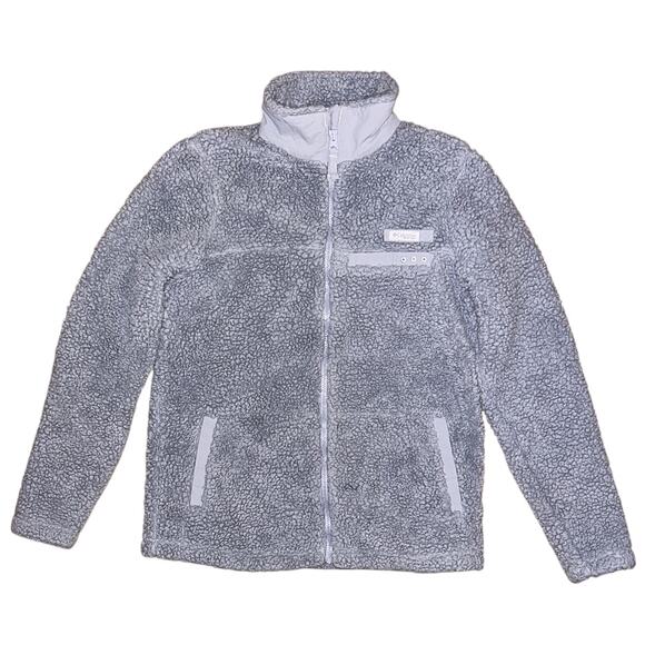 Columbia West Bend Full-Zip Gray Fleece Jacket Women's XS - Picture 1 of 7